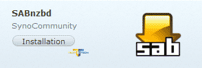 Synology-sabnzbd-installe