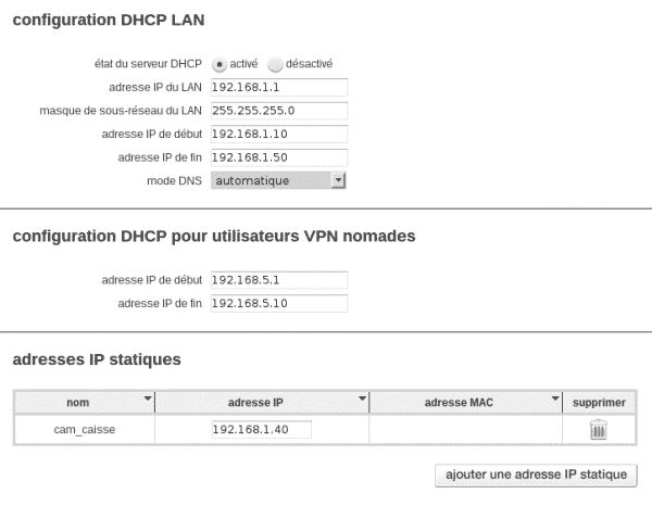 Livebox v3 Pro DHCP