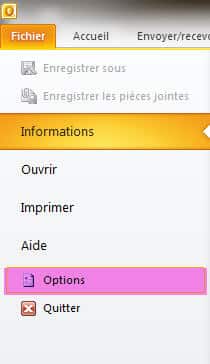 Fichier options