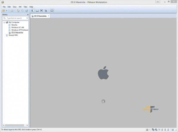OSX-Mavericks-Vmware-demarrage