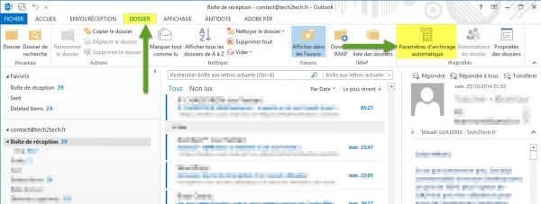 Outlook2013-archivage-auto