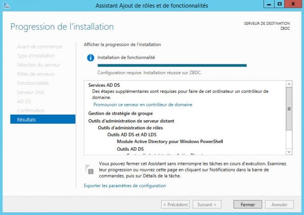 WS2012R2-Installation-ADDS-Termine