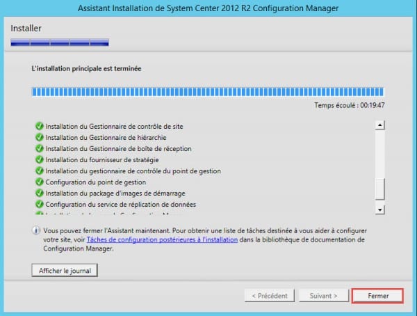 SCCM-install-termine