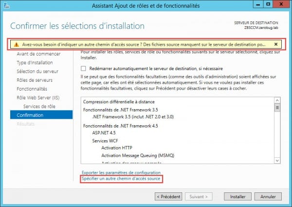 SCCM-prerequis-confirm-install