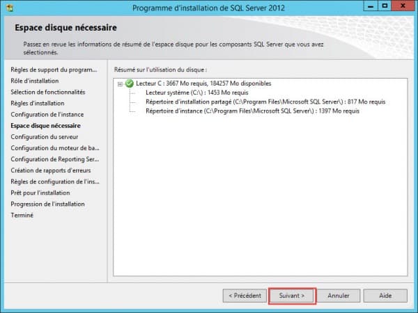 sql-espace-disque