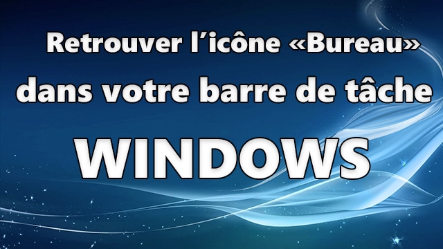 Afficher les icônes du Bureau sous Windows 11