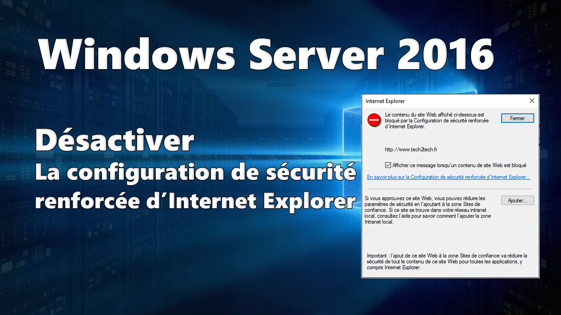 Internet explorer windows server