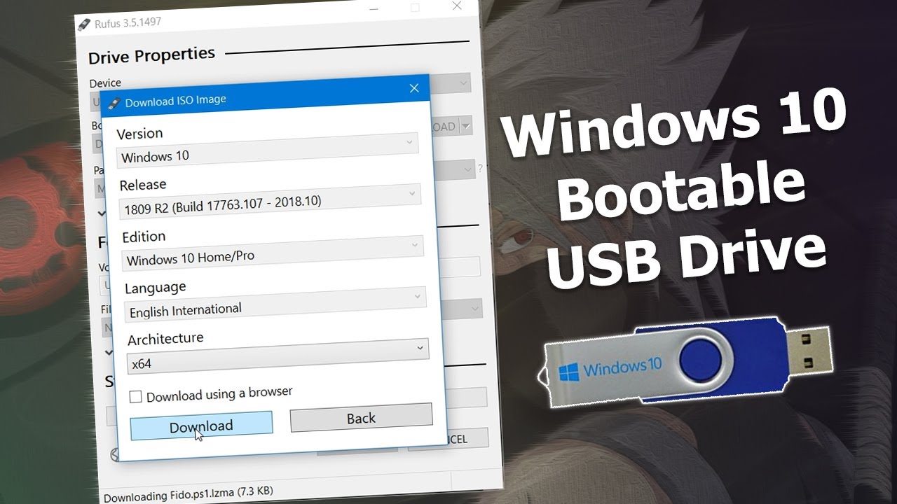 Télécharger Windows 10 depuis Rufus pour créer votre clé USB Bootable ...