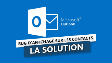 Outlook bug affichage La Solution